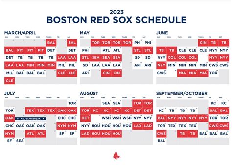 boston red sox schedule 2023.